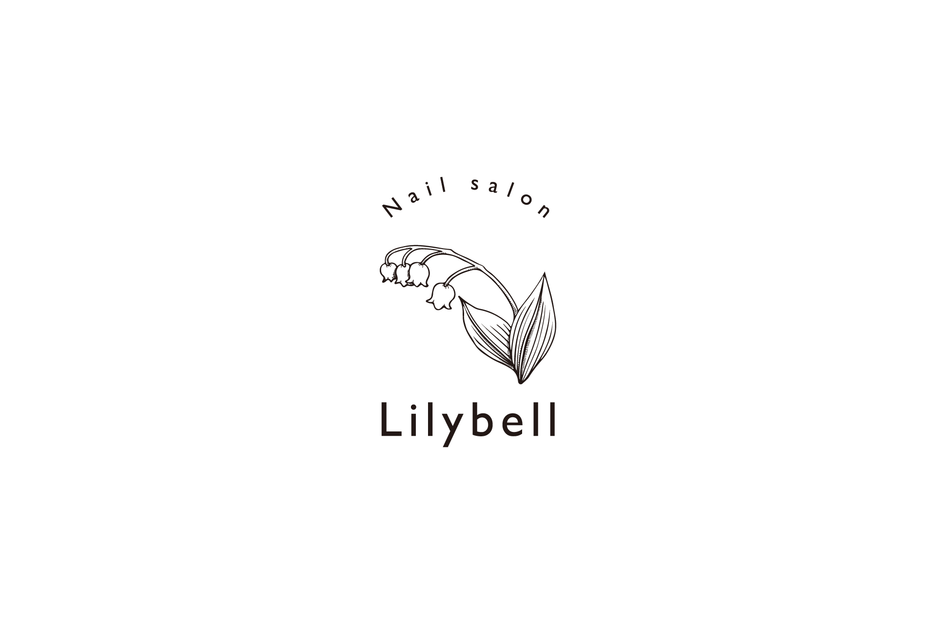 Nail salon Lilybellロゴデザイン